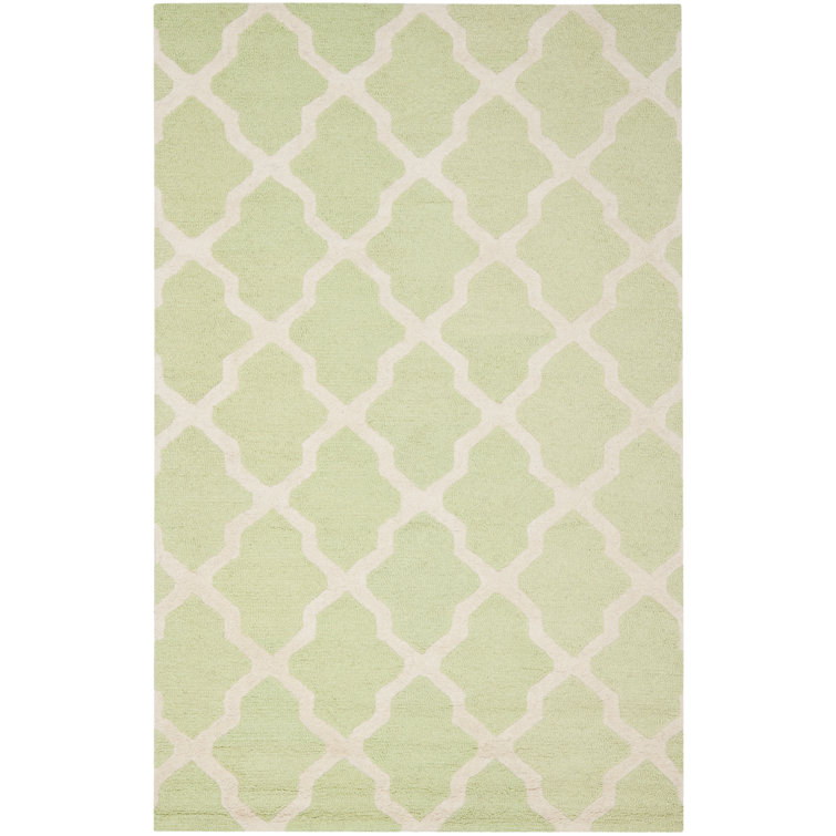 Fairmont Park Darrow Handmade Tufted Wool Light Green Rug & Reviews Wayfair.co.uk